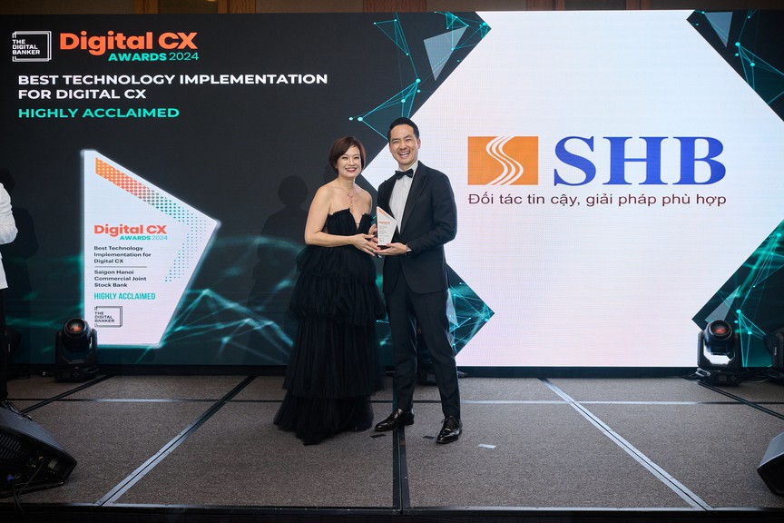 SHB là đại diện ngân hàng Việt Nam đầu tiên, duy nhất giành cú đúp giải thưởng tại Digital CX AWARDS 2024- Ảnh 1.