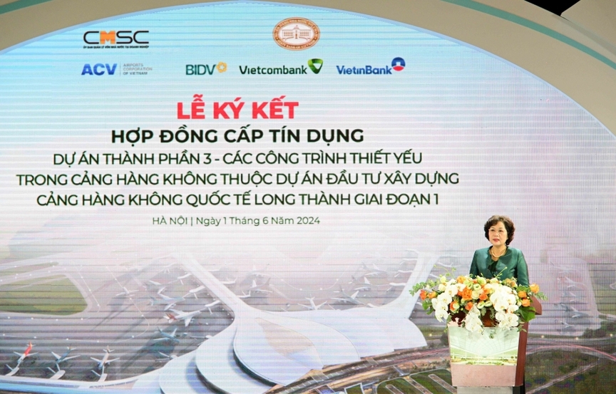 Vietcombank và ACV tổ chức lễ ký kết hợp đồng cấp tín dụng (hợp vốn) trị giá 1,8 tỷ USD cho dự án Cảng hàng không quốc tế Long Thành- Ảnh 5.