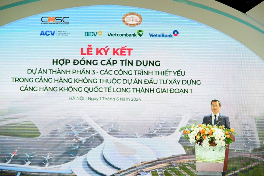 Vietcombank và ACV tổ chức lễ ký kết hợp đồng cấp tín dụng (hợp vốn) trị giá 1,8 tỷ USD cho dự án Cảng hàng không quốc tế Long Thành- Ảnh 6.