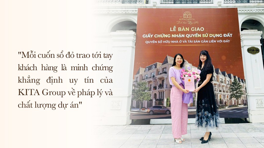 KITA Group chính thức giao Giấy chứng nhận quyền sở hữu biệt thự KITA Captial- Ảnh 1.