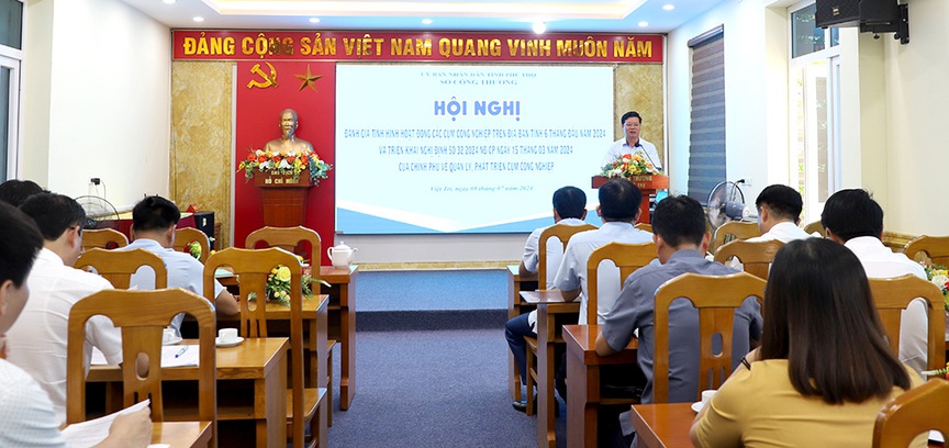 Phú Thọ: Nâng cao hiệu quả quản lý, đầu tư, phát triển cụm công nghiệp- Ảnh 1.