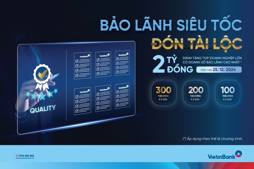 VietinBank tặng 2 tỷ đồng cho khách hàng sử dụng dịch vụ Bảo lãnh- Ảnh 1.