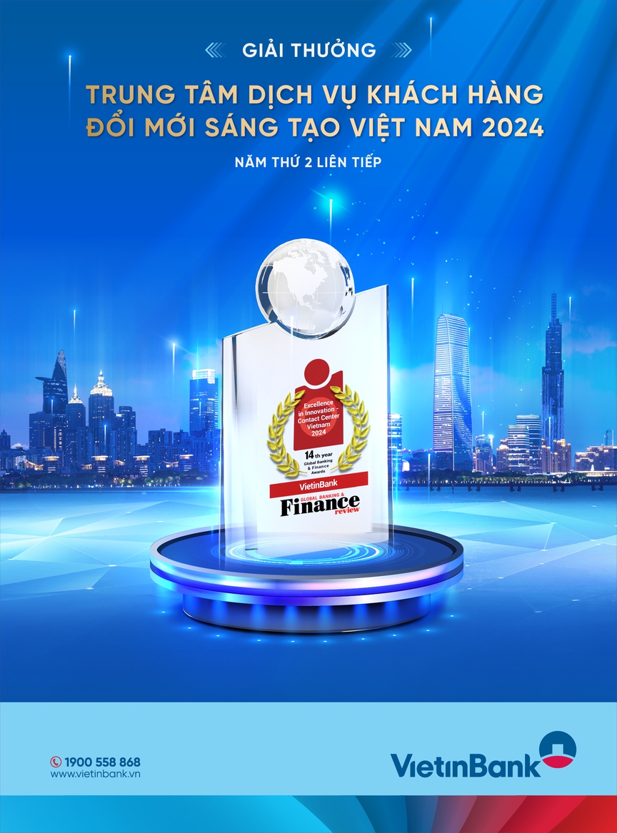 VietinBank đạt giải thưởng “Trung tâm dịch vụ khách hàng sáng tạo, đổi mới” 2024- Ảnh 1.