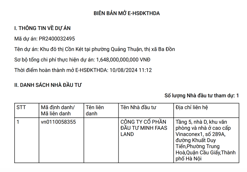 Quảng Bình: Minh Faas Land "độc diễn" ở Khu đô thị Cồn Két hơn 1.800 tỷ đồng- Ảnh 1.