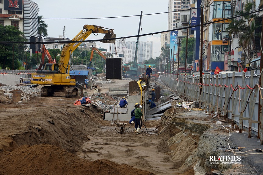 Hà Nội: Hầm chui Giải Phóng - Kim Đồng dần thành hình- Ảnh 11.