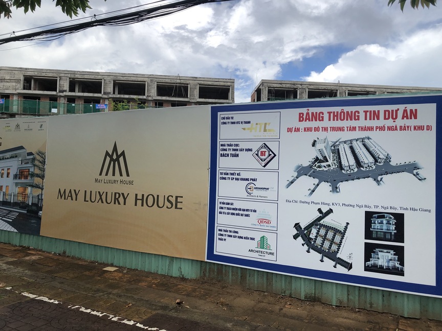 Hậu Giang gia hạn tiến độ dự án Khu đô thị Trung tâm TP. Ngã Bảy - May Luxury House- Ảnh 1.