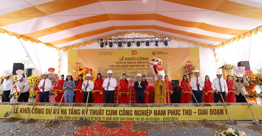 T&T Group khởi công Cụm công nghiệp lớn nhất Hà Nội- Ảnh 1.