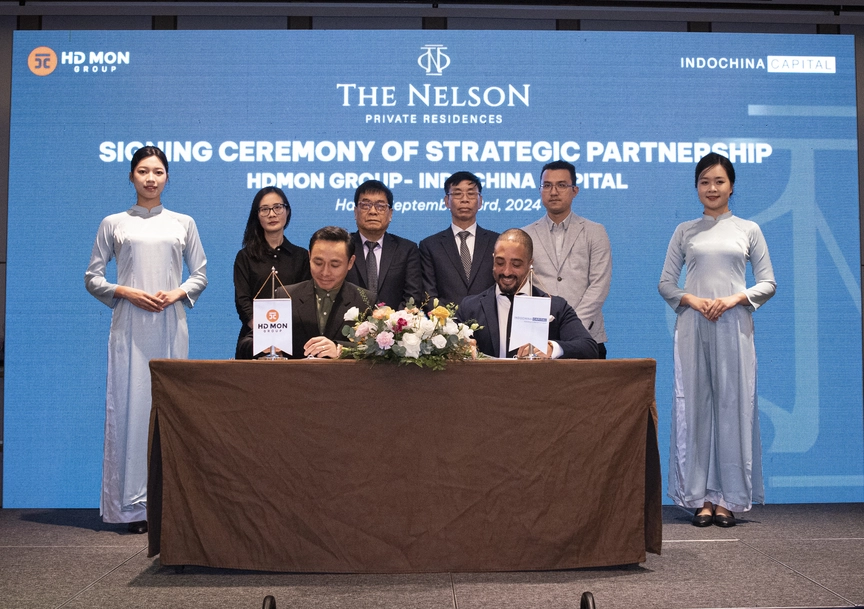 HDMon Group và Indochina Capital ký kết hợp tác chiến lược phát triển dự án The Nelson- Ảnh 1.