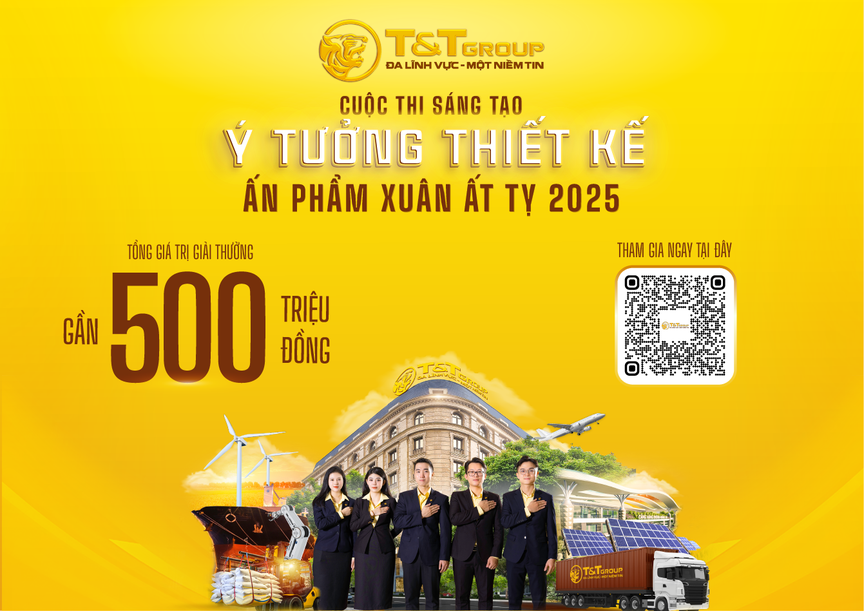 T&T Group phát động cuộc thi “Sáng tạo Ý tưởng thiết kế Ấn phẩm Xuân Ất Tỵ 2025”- Ảnh 1.