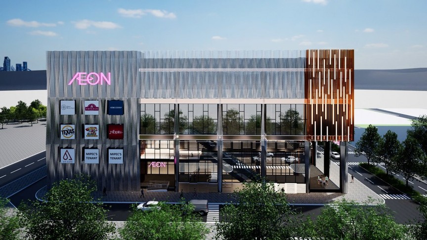 Bối cảnh 3D Aeon Mall Xuân Thủy