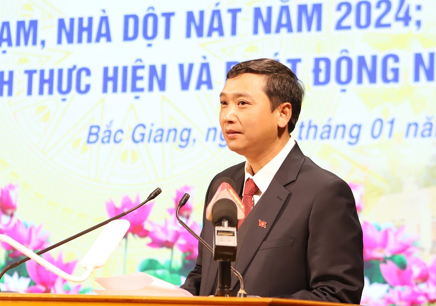 Bắc Giang đạt 100% kế hoạch, mục tiêu xóa nhà tạm, nhà dột nát năm 2024- Ảnh 2.