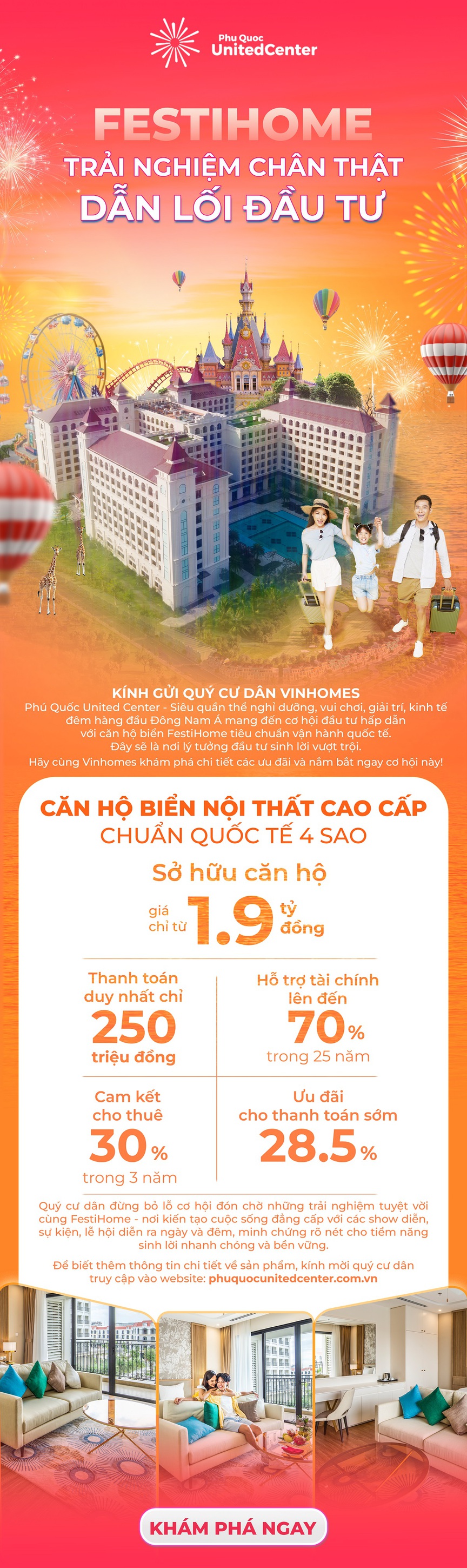 Nhà đầu tư FestiHome Phú Quốc “kê cao gối ngủ” với cam kết lợi nhuận 30% trong 3 năm- Ảnh 2.