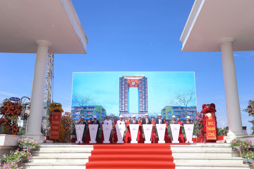 Thương hiệu khách sạn 75 năm tuổi khởi công tòa tháp đôi tại thành phố trực thuộc Trung ương trẻ nhất Việt Nam- Ảnh 1.