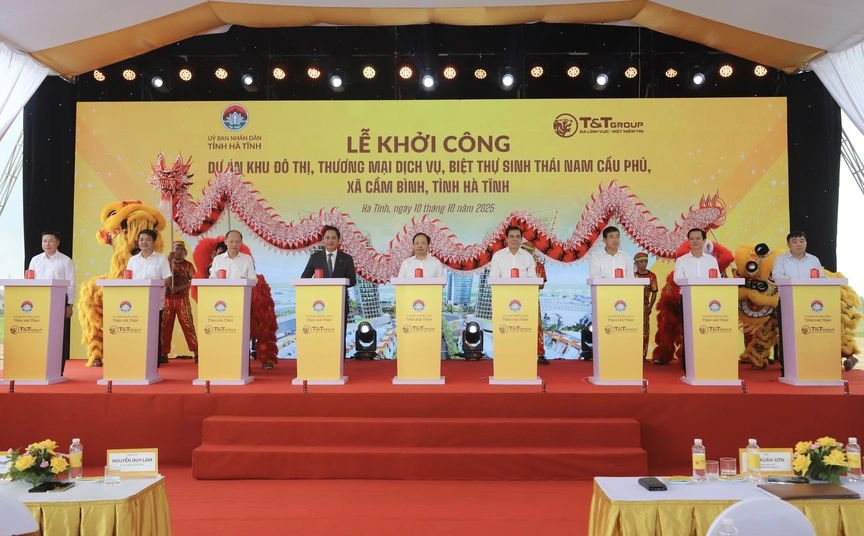 T&T Group khởi công khu đô thị sinh thái kiểu mẫu đầu tiên ở phía Nam Hà Tĩnh- Ảnh 1. T&T Group khởi công khu đô thị sinh thái kiểu mẫu đầu tiên ở phía Nam Hà Tĩnh- Ảnh 1.