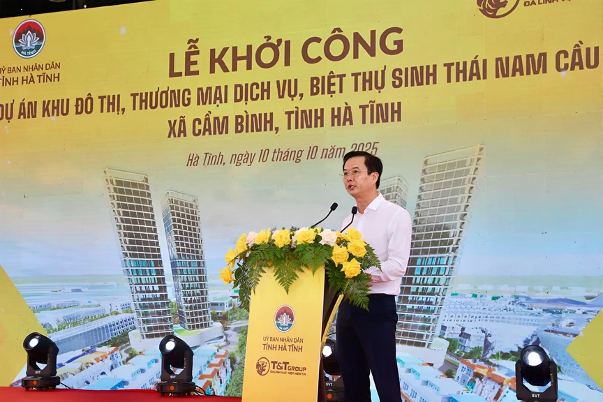 T&T Group khởi công khu đô thị sinh thái kiểu mẫu đầu tiên ở phía Nam Hà Tĩnh- Ảnh 2. T&T Group khởi công khu đô thị sinh thái kiểu mẫu đầu tiên ở phía Nam Hà Tĩnh- Ảnh 2.