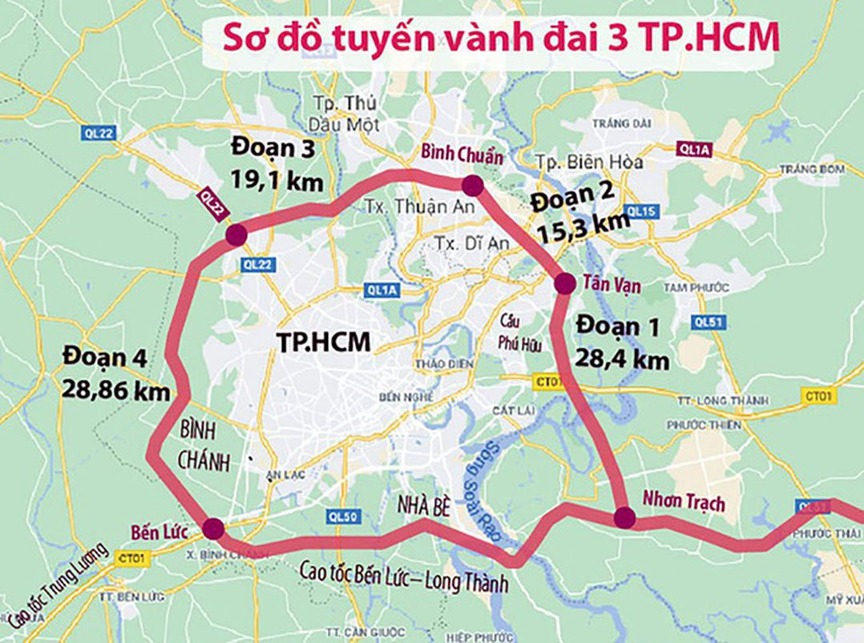 TP. HCM vỡ tiến độ thông xe gần 15km cầu cạn trên tuyến vành đai hơn 75.000 tỷ- Ảnh 1. TP. HCM vỡ tiến độ thông xe gần 15km cầu cạn trên tuyến vành đai hơn 75.000 tỷ- Ảnh 1.