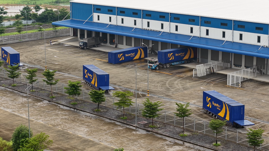 “Siêu cảng” logistics thông minh của Bầu Hiển chính thức kích hoạt kho hàng không kéo dài- Ảnh 3. “Siêu cảng” logistics thông minh của Bầu Hiển chính thức kích hoạt kho hàng không kéo dài- Ảnh 3.