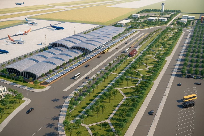Tỉnh lớn nhất Việt Nam mở đường cơ chế đầu tư cho sân bay quốc tế trọng điểm gần 5.000 tỷ- Ảnh 1. Tỉnh lớn nhất Việt Nam mở đường cơ chế đầu tư cho sân bay quốc tế trọng điểm gần 5.000 tỷ- Ảnh 1.