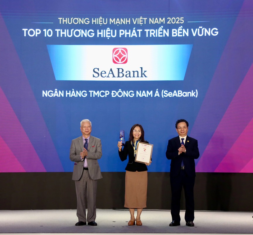 SeABank giữ vững danh hiệu Thương hiệu Mạnh Việt Nam 17 năm liên tiếp- Ảnh 1. SeABank giữ vững danh hiệu Thương hiệu Mạnh Việt Nam 17 năm liên tiếp- Ảnh 1.