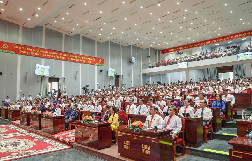 Khai mạc phiên trù bị Đại hội đại biểu Đảng bộ tỉnh Cà Mau lần thứ I, nhiệm kỳ 2025 - 2030- Ảnh 2. Khai mạc phiên trù bị Đại hội đại biểu Đảng bộ tỉnh Cà Mau lần thứ I, nhiệm kỳ 2025 - 2030- Ảnh 2.