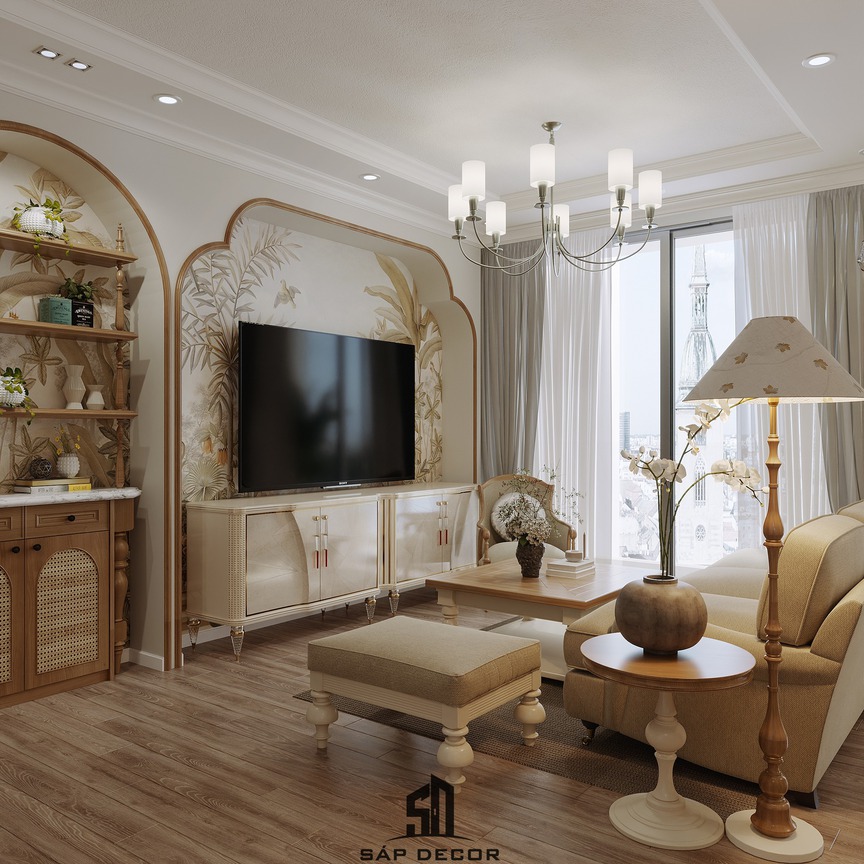 Hòa mình vào không gian sống tân cổ điển Bắc Âu trong căn hộ với nội thất chỉ 70 triệu đồng- Ảnh 3. Hòa mình vào không gian sống tân cổ điển Bắc Âu trong căn hộ với nội thất chỉ 70 triệu đồng- Ảnh 3.