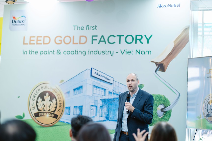 Nhà máy AkzoNobel tại Bình Dương nhận chứng chỉ LEED Gold từ Hội đồng Công trình Xanh Hoa Kỳ- Ảnh 3. Nhà máy AkzoNobel tại Bình Dương nhận chứng chỉ LEED Gold từ Hội đồng Công trình Xanh Hoa Kỳ- Ảnh 3.