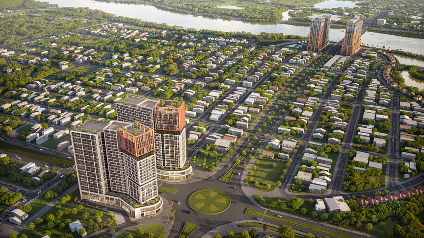 Cora Tower: Biểu tượng phồn vinh giữa trung tâm mới Nam Đà Nẵng- Ảnh 1. Cora Tower: Biểu tượng phồn vinh giữa trung tâm mới Nam Đà Nẵng- Ảnh 1.