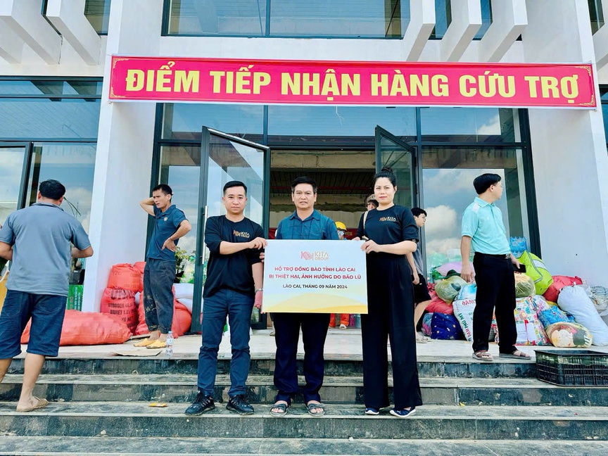 KITA Group trao 500 triệu đồng hỗ trợ đồng bào Thái Nguyên sau bão số 11- Ảnh 2. KITA Group trao 500 triệu đồng hỗ trợ đồng bào Thái Nguyên sau bão số 11- Ảnh 2.