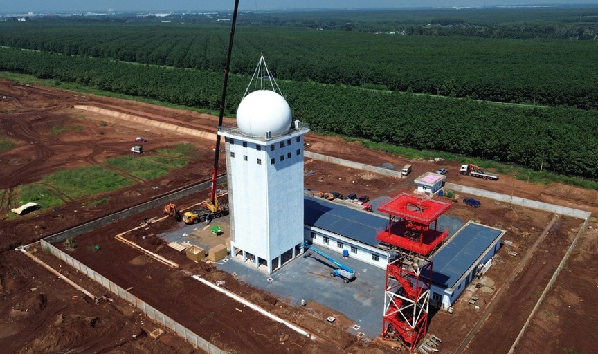 Siêu sân bay 16 tỷ USD lớn nhất Việt Nam chính thức hoàn thành 'đôi mắt thép'- Ảnh 1. Siêu sân bay 16 tỷ USD lớn nhất Việt Nam chính thức hoàn thành 'đôi mắt thép'- Ảnh 1.