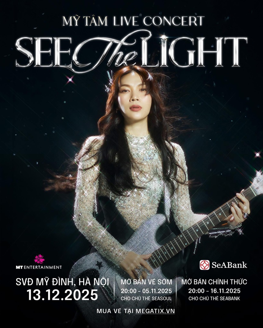 SeABank mang cơ hội săn vé miễn phí cho khách hàng trải nghiệm Mỹ Tâm Live Concert 2025- Ảnh 1. SeABank mang cơ hội săn vé miễn phí cho khách hàng trải nghiệm Mỹ Tâm Live Concert 2025- Ảnh 1.