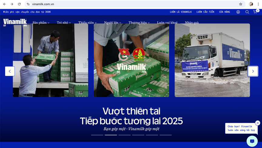 Vinamilk cùng cộng đồng viết tiếp hành trình sẻ chia- Ảnh 1. Vinamilk cùng cộng đồng viết tiếp hành trình sẻ chia- Ảnh 1.
