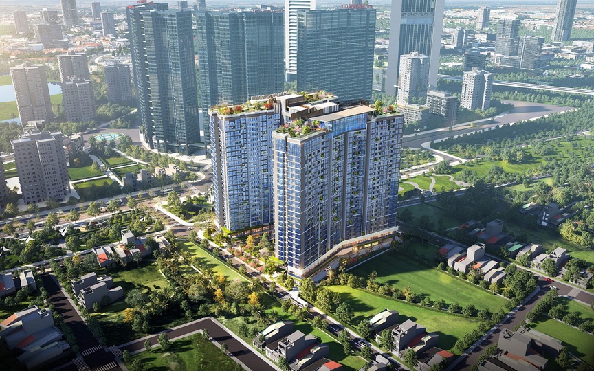 Phối cảnh dự án Khu nhà ở Thái Hà Spring Garden. Nguồn ảnh: UBND TP. Hà Nội
