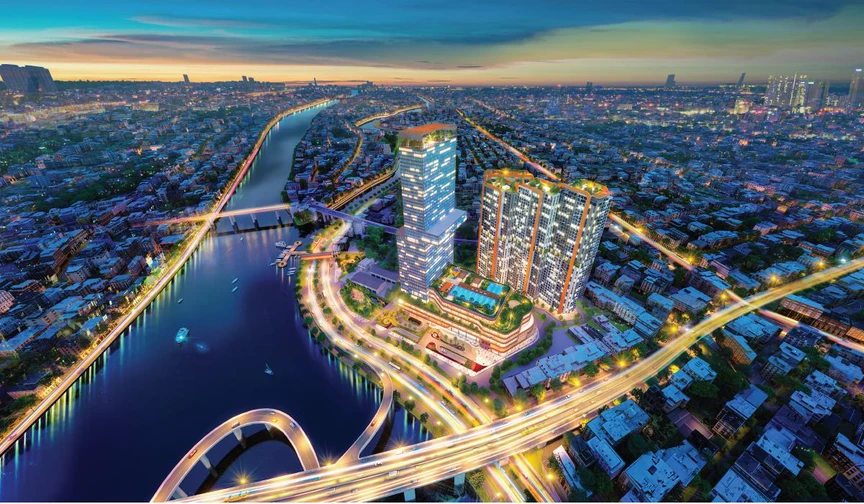 Phối cảnh dự án Dragon Riverside City. Nguồn ảnh: Land - Saigon Phối cảnh dự án Dragon Riverside City. Nguồn ảnh: Land - Saigon