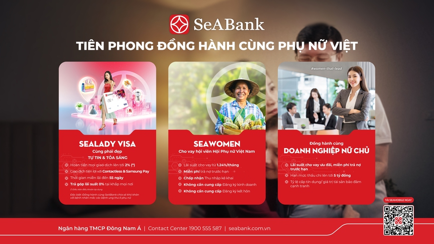 SeABank thực thi mạnh mẽ cam kết bình đẳng giới, trao quyền cho nữ- Ảnh 3. SeABank thực thi mạnh mẽ cam kết bình đẳng giới, trao quyền cho nữ- Ảnh 3.