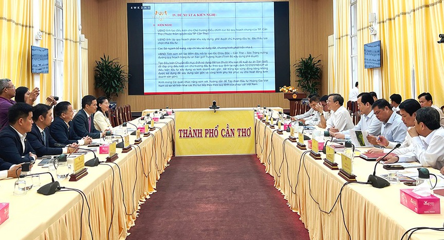 Hình ảnh tại buổi làm việc. Nguồn ảnh: Báo Cần Thơ Hình ảnh tại buổi làm việc. Nguồn ảnh: Báo Cần Thơ