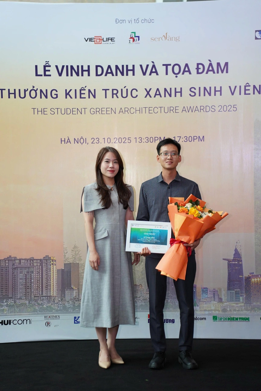 Kiến trúc xanh sinh viên 2025: Vinh danh 19 đồ án xuất- Ảnh 1. Kiến trúc xanh sinh viên 2025: Vinh danh 19 đồ án xuất- Ảnh 1.