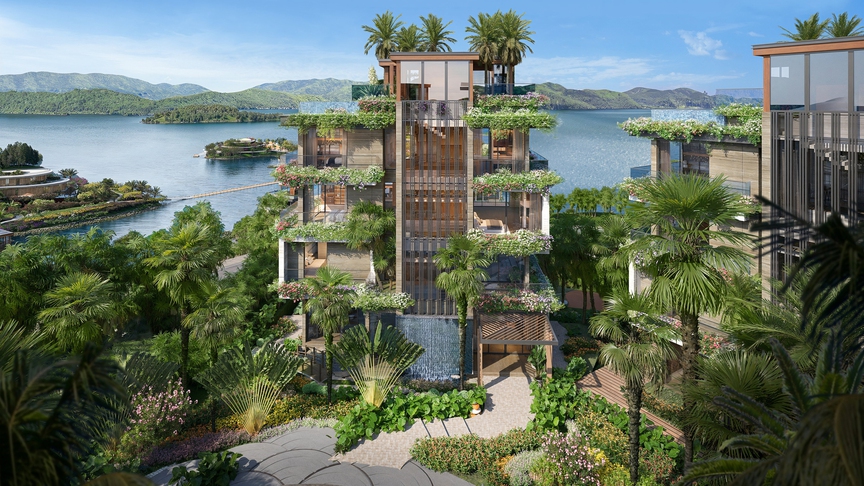 Rừng trên mái: Triết lý tôn trọng thiên nhiên trong kiến trúc độc bản Flamingo Maison 108- Ảnh 2. Rừng trên mái: Triết lý tôn trọng thiên nhiên trong kiến trúc độc bản Flamingo Maison 108- Ảnh 2.