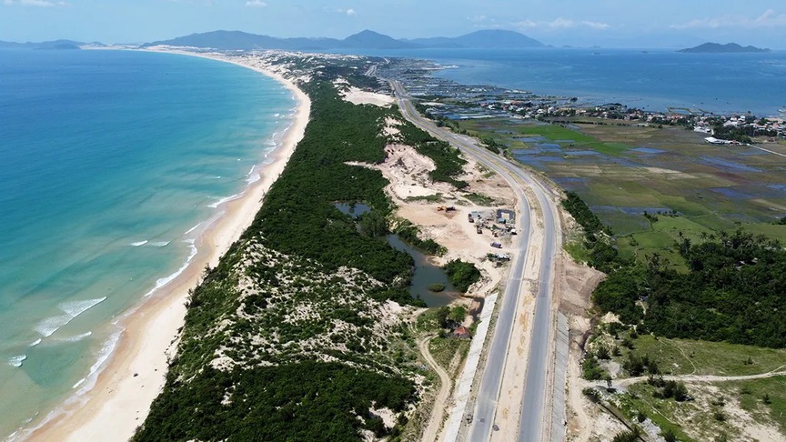 Tỉnh Khánh Hòa sẽ có thêm tuyến đường ven biển dài 25km. Nguồn ảnh: Báo Kinh tế Đô thị