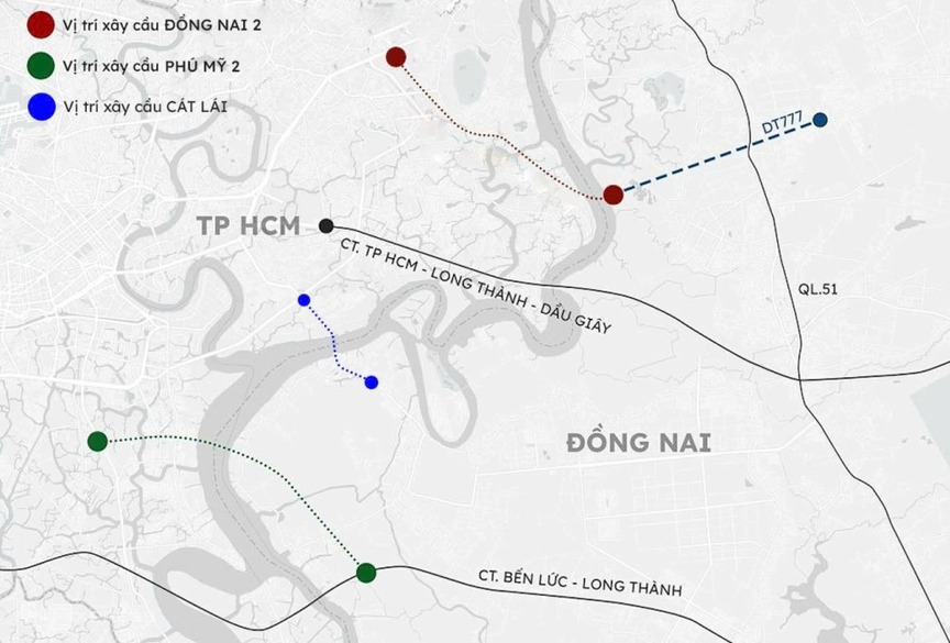 TP giàu nhất Việt Nam dự kiến xây dựng cầu 13.000 tỷ, kết nối đến siêu sân bay lớn nhất cả nước- Ảnh 1.