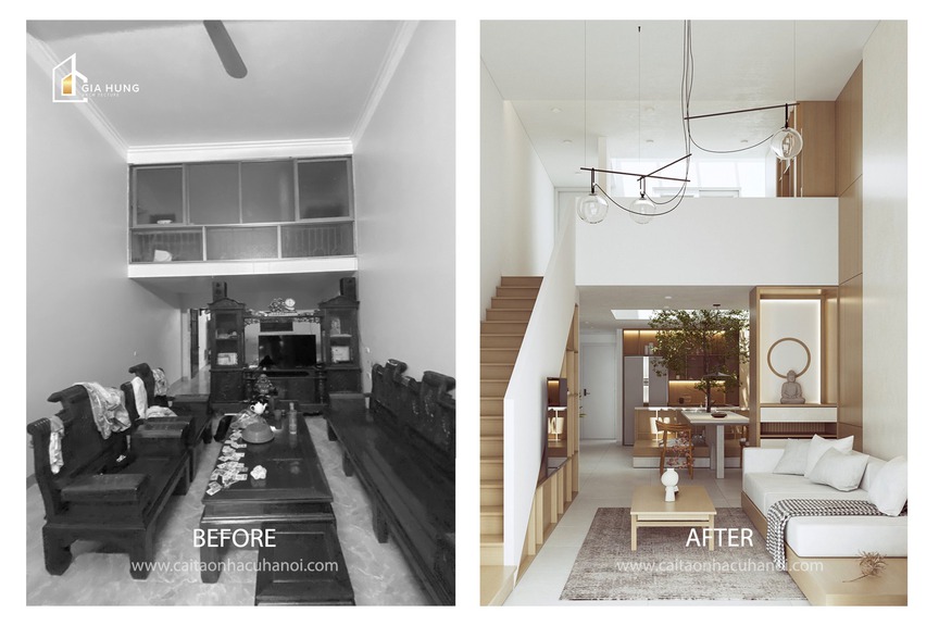 Thay áo cho căn hộ 100m2: Biến căn nhà cũ kỹ giữa phố thị thành tổ ấm hiện đại, tinh tế- Ảnh 2. Thay áo cho căn hộ 100m2: Biến căn nhà cũ kỹ giữa phố thị thành tổ ấm hiện đại, tinh tế- Ảnh 2.