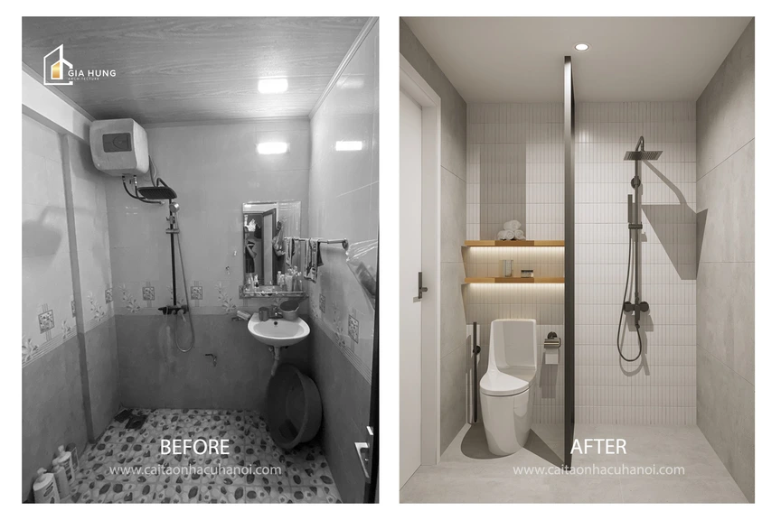 Thay áo cho căn hộ 100m2: Biến căn nhà cũ kỹ giữa phố thị thành tổ ấm hiện đại, tinh tế- Ảnh 11. Thay áo cho căn hộ 100m2: Biến căn nhà cũ kỹ giữa phố thị thành tổ ấm hiện đại, tinh tế- Ảnh 11.