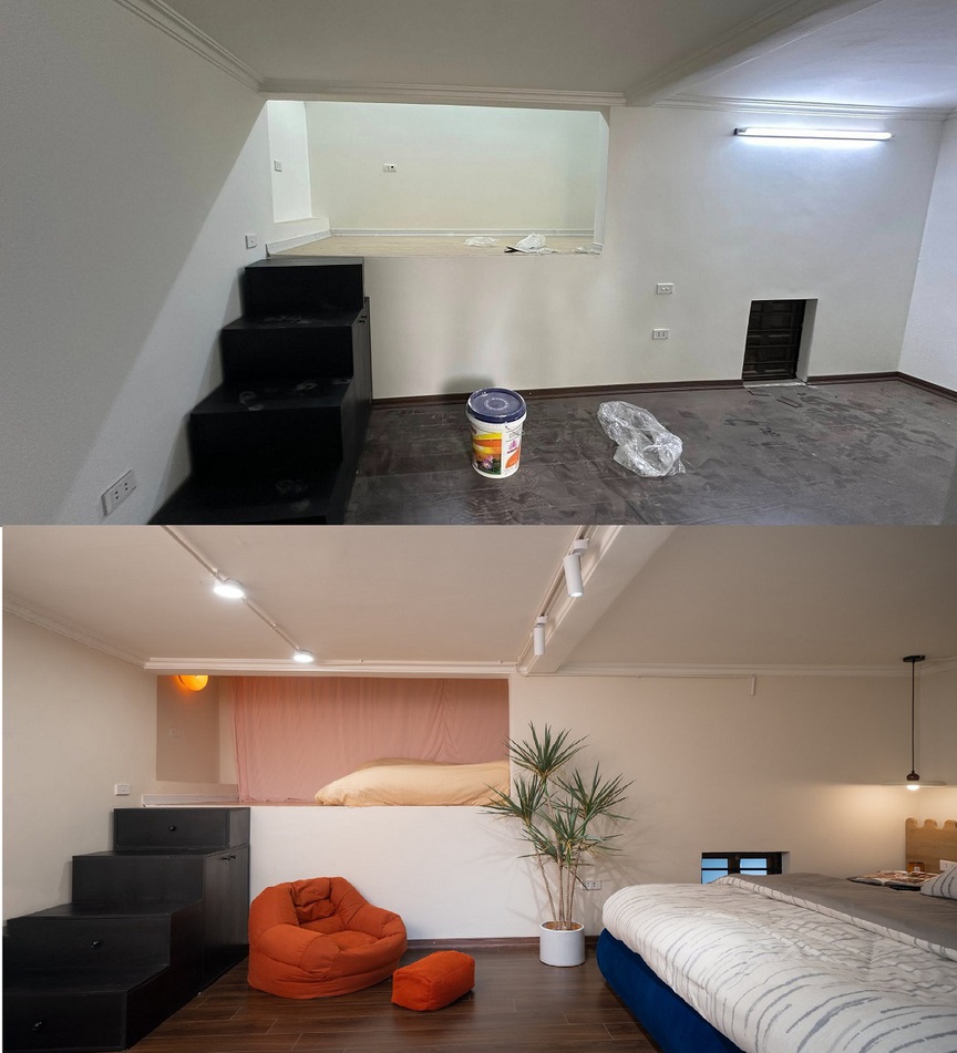 Căn tập thể cũ trong ngõ Phan Đình Phùng ‘lột xác’ thành homestay rực rỡ giữa lòng Hà Nội- Ảnh 9.