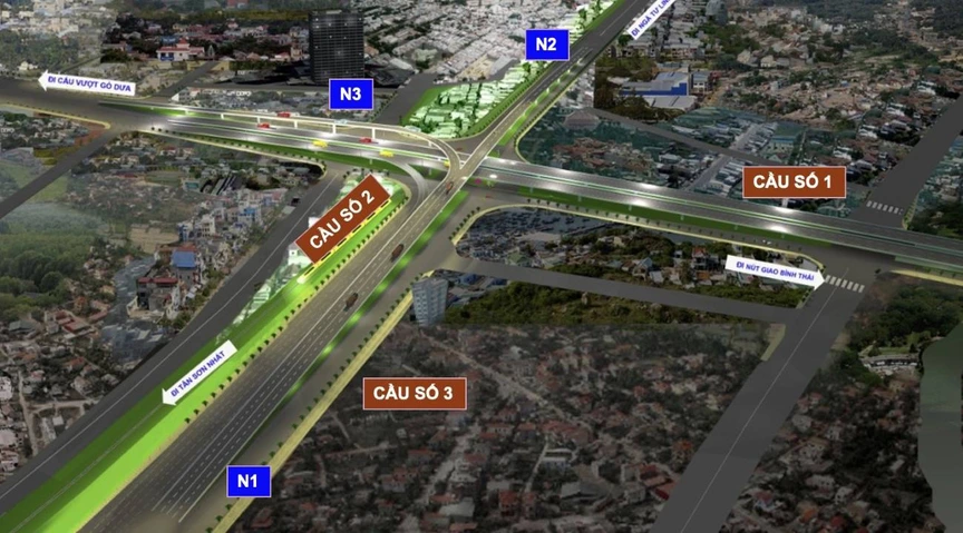 Thành phố giàu nhất Việt Nam sắp có nút giao thông  4 tầng trên tuyến vành đai quan trọng, giảm kẹt xe nội đô- Ảnh 1. Thành phố giàu nhất Việt Nam sắp có nút giao thông  4 tầng trên tuyến vành đai quan trọng, giảm kẹt xe nội đô- Ảnh 1.