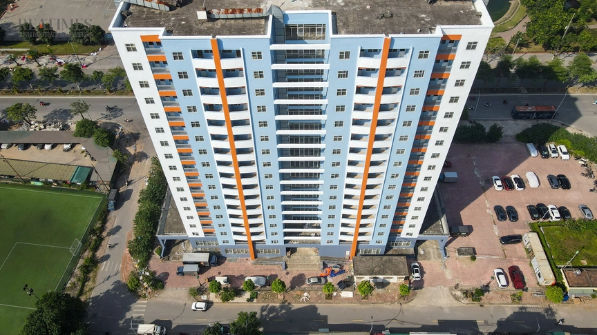 Cận cảnh nhà tái định cư vị trí "vàng" ở Hà Nội bỏ hoang 7 năm "lột xác" làm nhà ở xã hội- Ảnh 5. Cận cảnh nhà tái định cư vị trí "vàng" ở Hà Nội bỏ hoang 7 năm "lột xác" làm nhà ở xã hội- Ảnh 5.