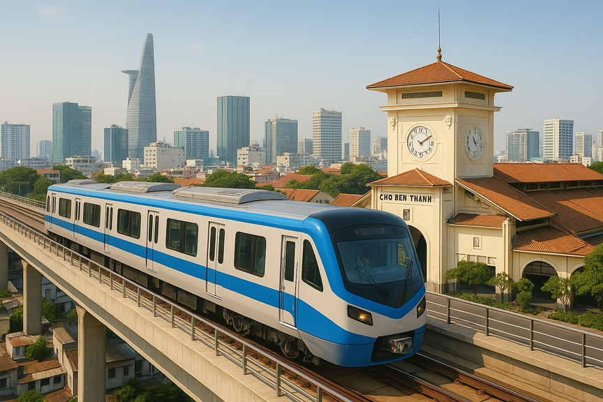 TP.HCM ủng hộ đề xuất kéo dài metro tốc độ cao từ Cần Giờ đến Bến Thành- Ảnh 1. TP.HCM ủng hộ đề xuất kéo dài metro tốc độ cao từ Cần Giờ đến Bến Thành- Ảnh 1.