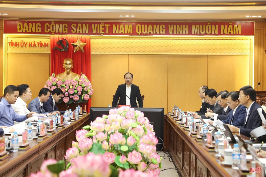 Hình ảnh tại buổi làm việc. Nguồn ảnh: Báo Hà Tĩnh Hình ảnh tại buổi làm việc. Nguồn ảnh: Báo Hà Tĩnh