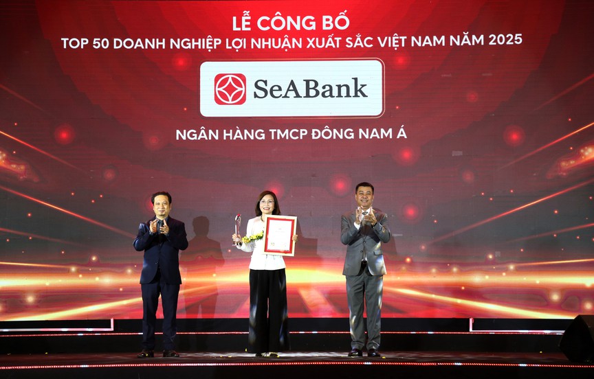 SeABank lần thứ 6 được vinh danh trong Top 50 doanh nghiệp có lợi nhuận xuất sắc nhất Việt Nam năm 2025- Ảnh 2. SeABank lần thứ 6 được vinh danh trong Top 50 doanh nghiệp có lợi nhuận xuất sắc nhất Việt Nam năm 2025- Ảnh 2.