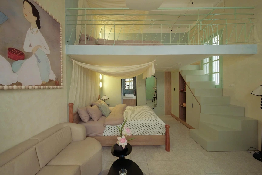 Biệt thự Pháp cũ giữa phố Bà Triệu ‘tái sinh’ thành homestay chill hết nấc- Ảnh 3. Biệt thự Pháp cũ giữa phố Bà Triệu ‘tái sinh’ thành homestay chill hết nấc- Ảnh 3.