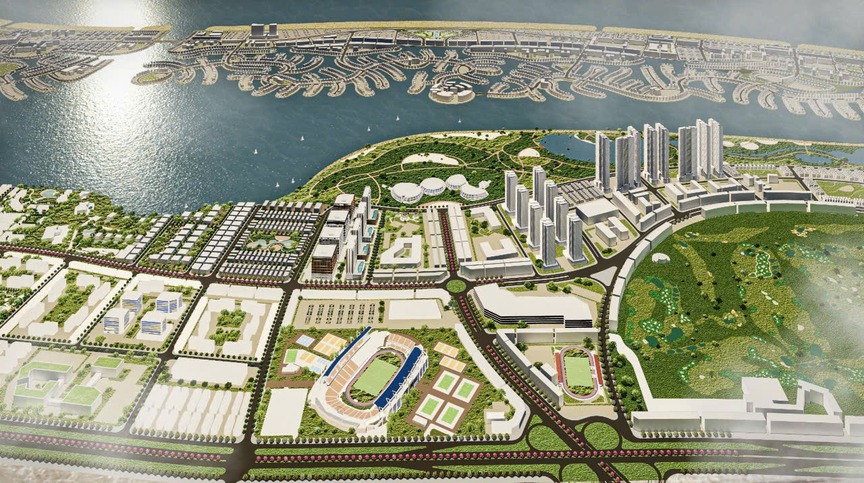 Khu vực xây dựng nhà hát lớn nhất Đông Nam Á tại Việt Nam: Nằm tại khu đô thị lấn biển, có công viên dài 4km- Ảnh 1.