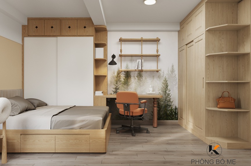 Hòa mình vào không gian tối giản và ấm cúng trong căn hộ 60m2 mang đậm phong cách Japandi thanh lịch- Ảnh 7.